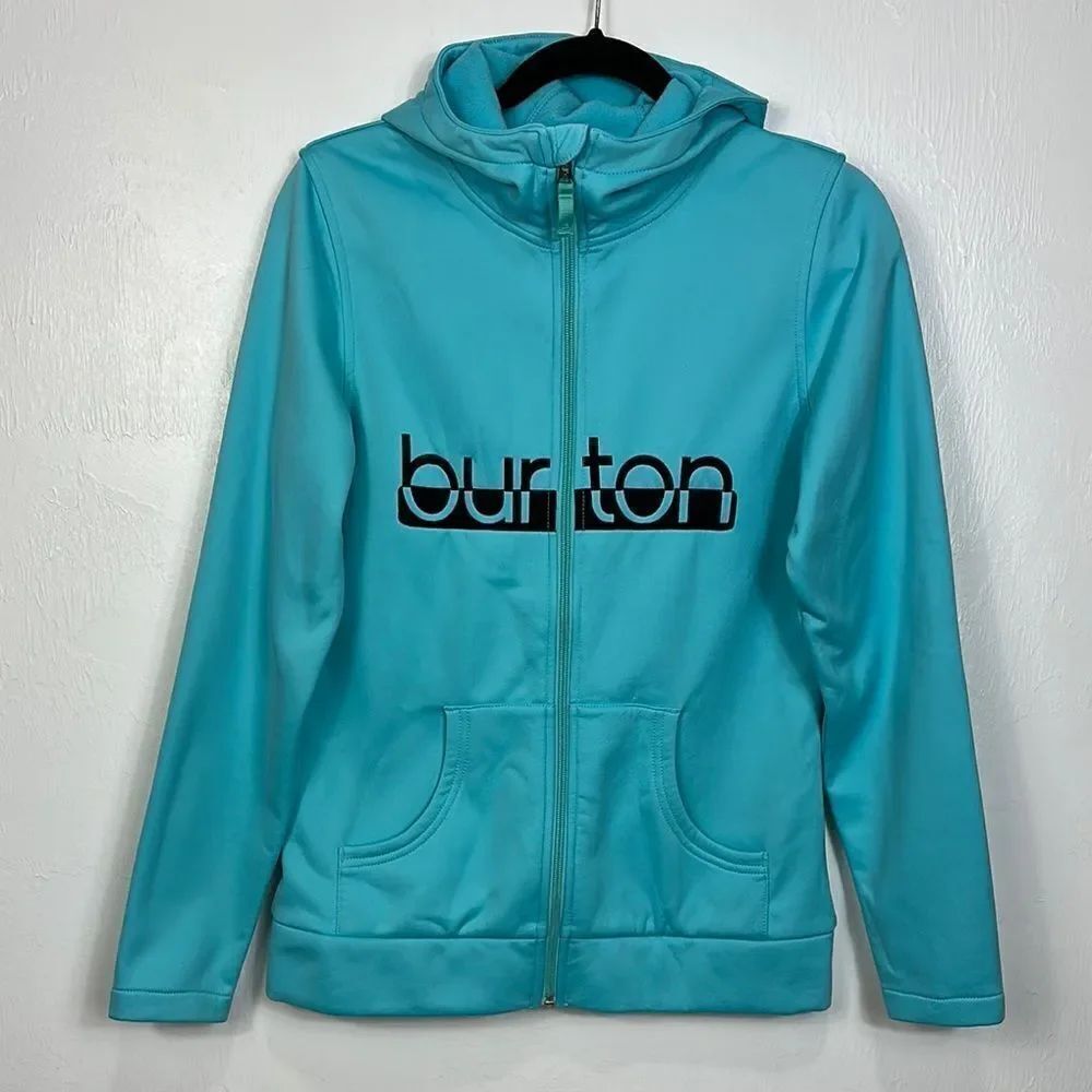 Burton Dryride WB Scoop Zip Up Hoodie Jacket In Blu-ray Size M